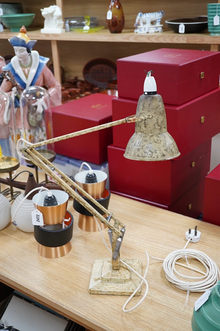 An Anglepoise lamp 1227 in scumbled finish